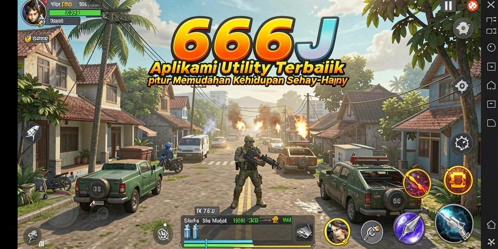 Screenshot 666J menampilkan antarmuka pengguna yang ramah dan fitur-fitur canggih.