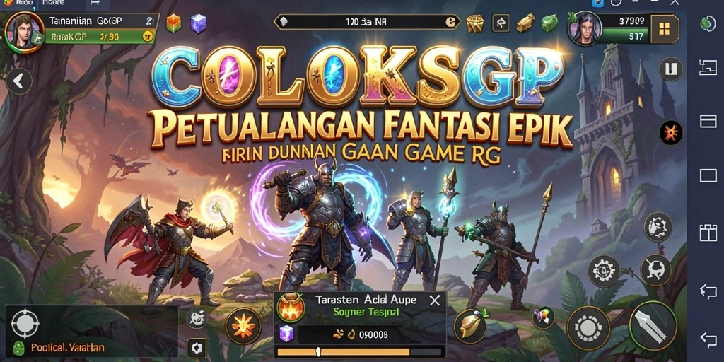 Gameplay seru dan grafis menakjubkan dalam COLOKSGP.
