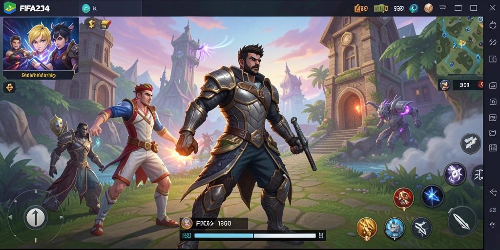 Tampilan gameplay FIFA234 yang seru dan menantang di dunia MMORPG.