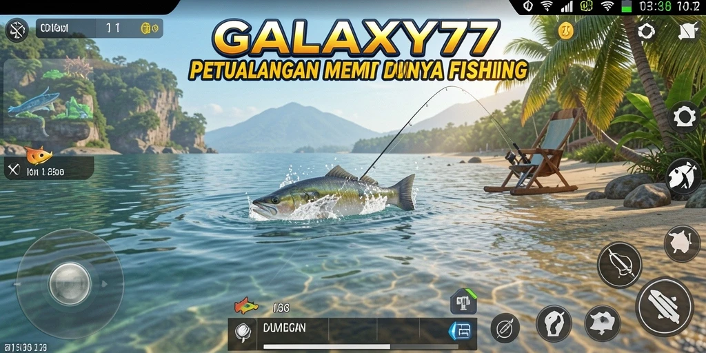 Tangkapan besar dalam gameplay seru GALAXY77.