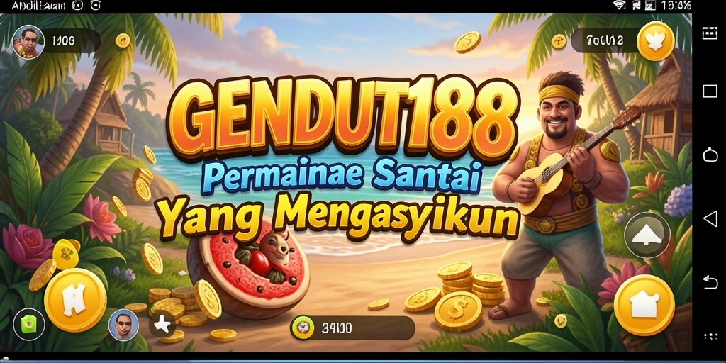 Screenshot GENDUT188 menunjukkan gameplay yang penuh warna dan menyenangkan.