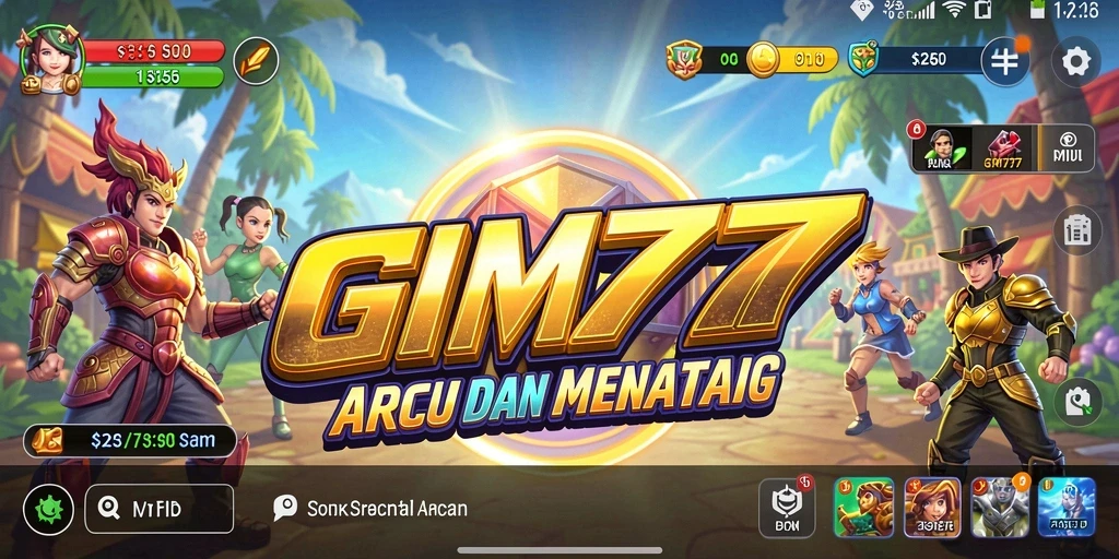 Tampilan gameplay seru dan penuh tantangan di GIM777.