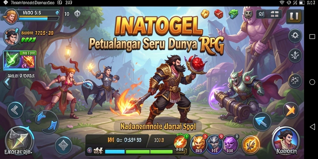 Tampilan gameplay <strong>INATOGEL</strong> yang menarik dan penuh aksi RPG.