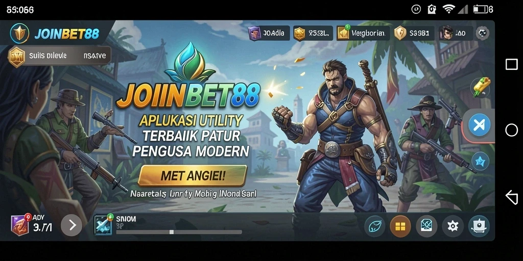 Tampilan antarmuka JOINBET88 yang intuitif dan user-friendly.