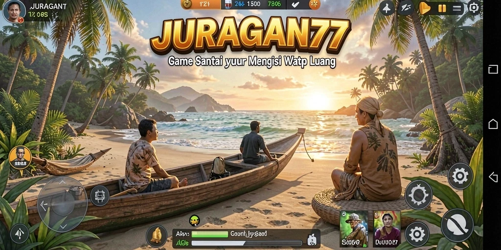 Tampilan gameplay JURAGAN77 yang menyenangkan dan interaktif.