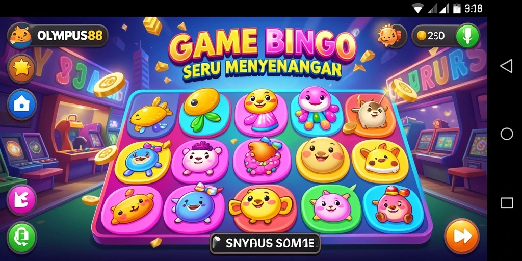 Screenshot gameplay OLYMPUS88 menampilkan keseruan bermain Bingo.
