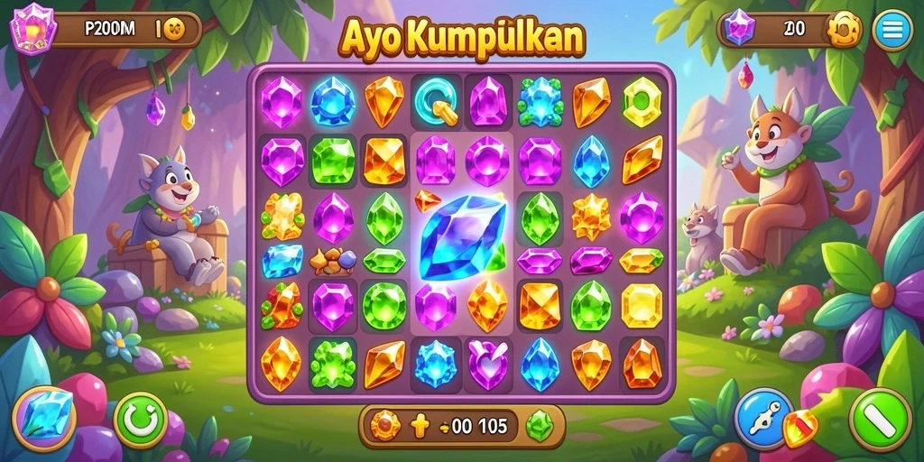 Menampilkan gameplay seru dan menantang dari P200M.