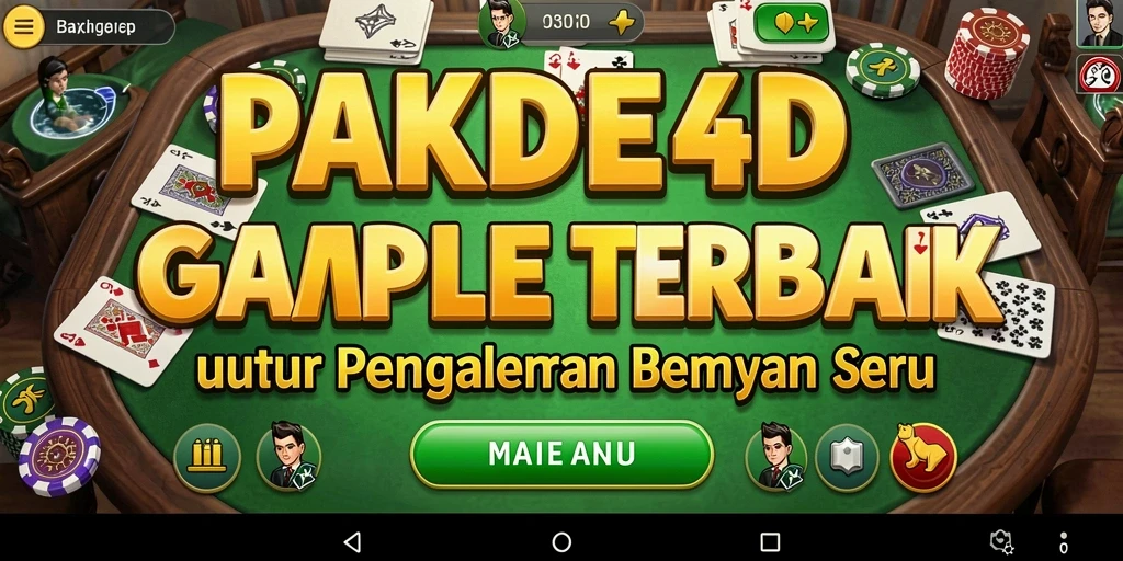 Tampilan gameplay PAKDE4D yang menegangkan dan interaktif.