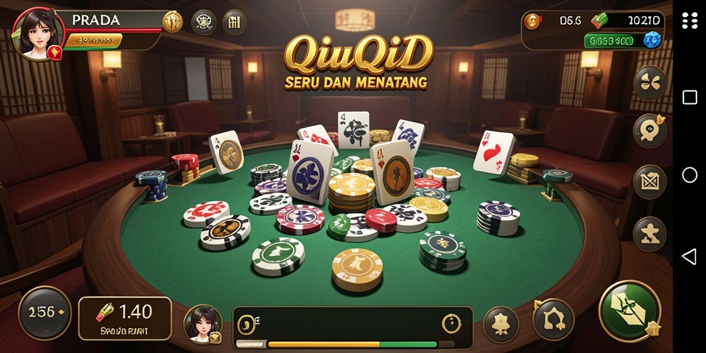 Tampilan gameplay seru QiuQiu di PRADA4D.