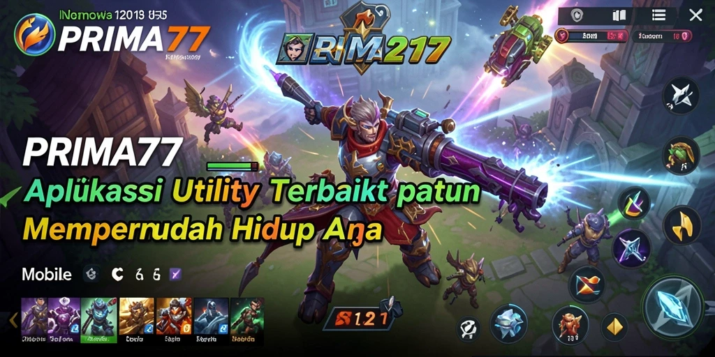 Screenshot utama PRIMA77 menampilkan antarmuka aplikasi yang efisien dan intuitif.
