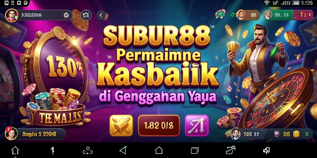 Screenshot SUBUR88 menunjukkan pengalaman bermain Kasino yang menarik.