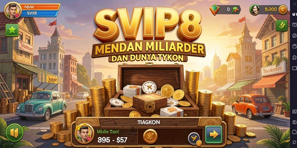 Tampilan gameplay SVIP8 yang memanjakan mata dan strategis.