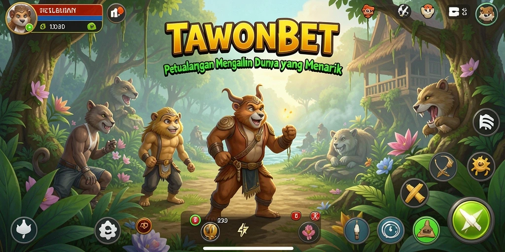 Tampilan gameplay TAWONBET yang menarik dan menantang.