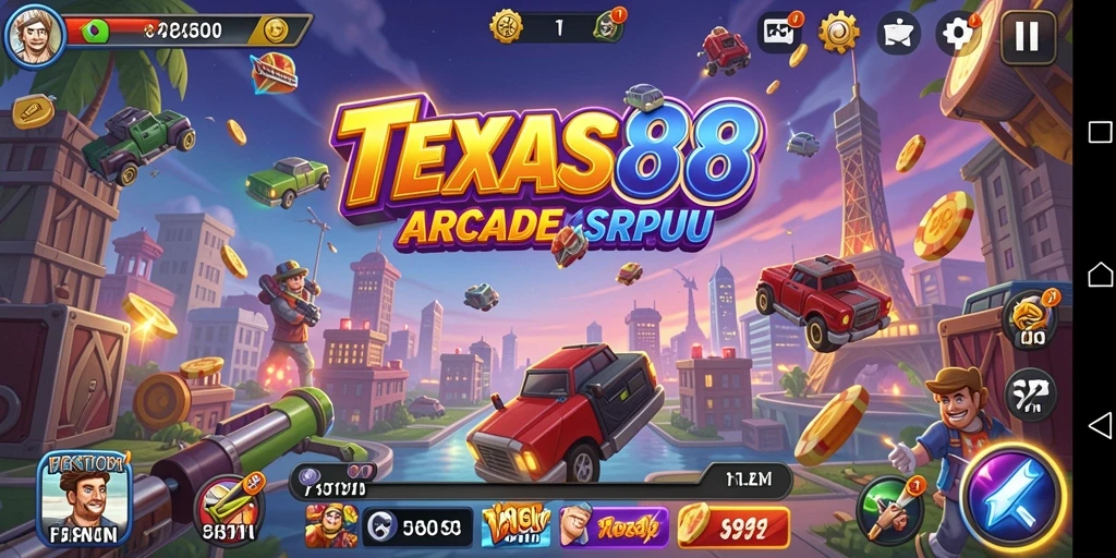 Gameplay seru TEXAS88 dengan grafis menawan.